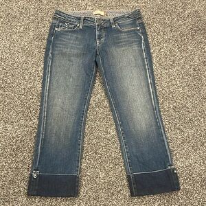 PAIGE Denim Cuffed Capri Jeans